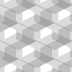 seamless cube like geometric pattern from shape vector image