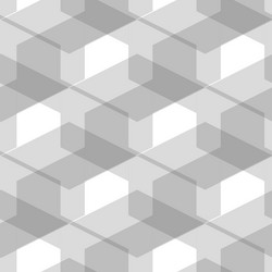 Seamless cube like geometric pattern from shape vector