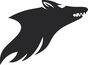 Wolf logo vector