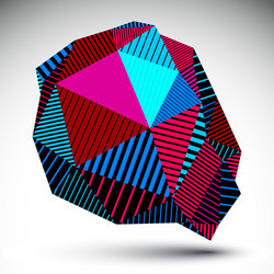 deformed asymmetric vivid element with parallel vector image