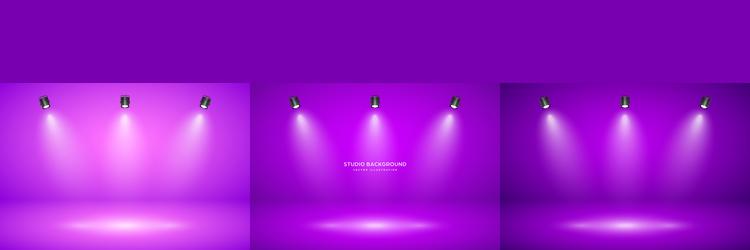 empty studio abstract background soft spotlight vector image