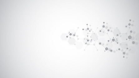 abstract background molecular structures vector image