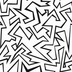 Abstract Geometric Seamless Pattern vector image