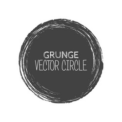 Grunge circle element for your design rubber vector