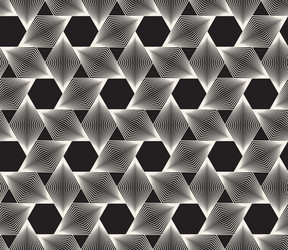 seamless pattern repeating geometric elements vector image
