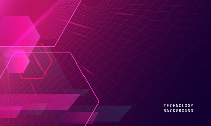 creative design with color lines of retro sci-fi vector image