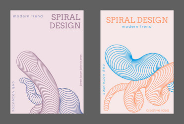 dynamic shape of the parallel lines creates vector image