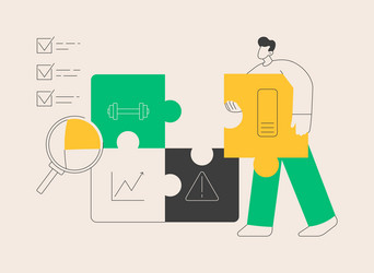 Swot analysis concept Royalty Free Vector Image