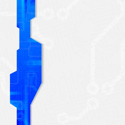 Digital Circuit Frame vector