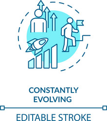 Personal growth concept metaphor growth Royalty Free Vector