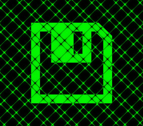 floppy disk flat modern web button and space vector image