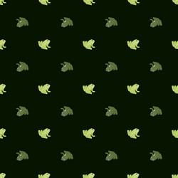 Exotic marine animal seamless pattern with simple vector
