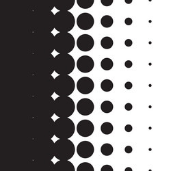 Halftone dots pattern gradient in format vector