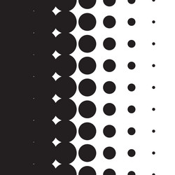 Halftone dots pattern gradient in format vector