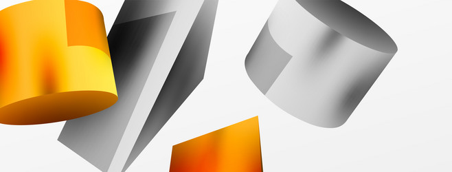 3d abstract background shapes triangle vector image