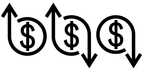 Economic Crisis & Growth vector