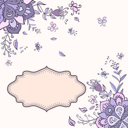card with template for your text vector image