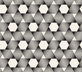 seamless pattern repeating geometric elements vector image