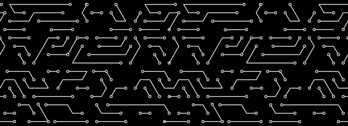 Circuit Board Pattern - Tech Background vector image