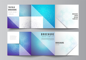 minimal editable layout square format vector image
