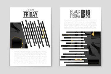 abstract black friday layout background vector image