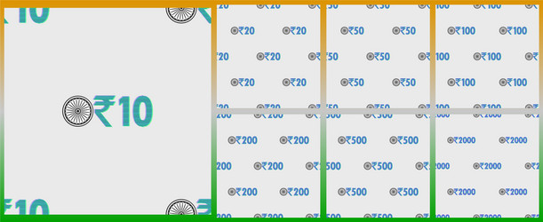 Set seamless patterns without a mask fuzzy vector