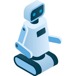robot icon bot ai assistant design vector image