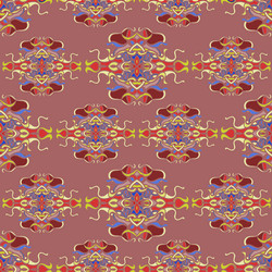 Seamless pattern with colorful abstract shape vector