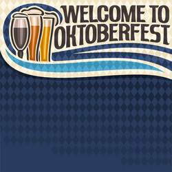 Oktoberfest Celebration Poster vector