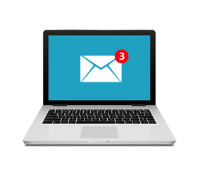 New message email notification computer vector