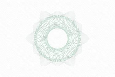 abstract rosette or guilloche background line art vector