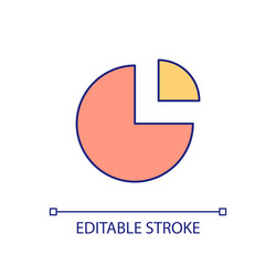 RGB Color Segment Icon vector image