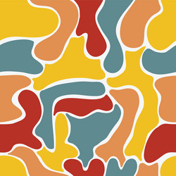 abstract color block seamless pattern vector image