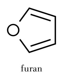Furan Molecule Formula Vector Images (24)