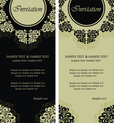 invitation cards copy vector