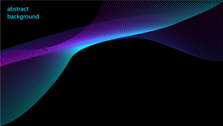 this image showcases colorful wave patterns vector image