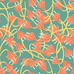 hand drawn random abstract seamless pattern vector image