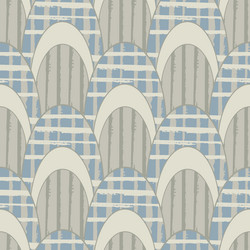 Pointed scallop seamless pattern background vector