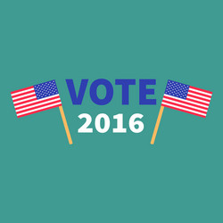 president election day 2016 voting concept two Vector Image
