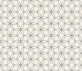 seamless pattern repeating geometric elements vector image
