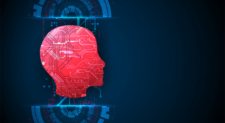 abstract background on the theme of artificial vector image
