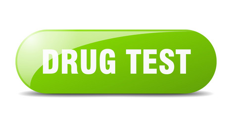 drug test button sign key push vector image