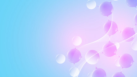 molecular abstract structure background vector image