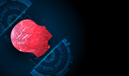 abstract background on the theme of artificial vector image