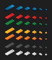 blocks to build design vector image