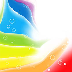 Abstract rainbow gradient mesh multicolored vector