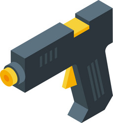 silicone caulk gun construction icon isometric vector