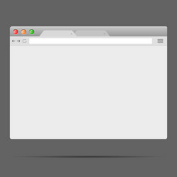 internet browser window search in web vector image