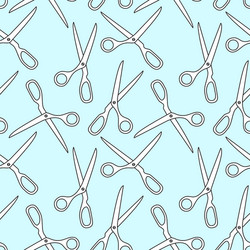 Tailor Scissors Pattern vector