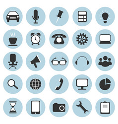 flat icons for web design vector